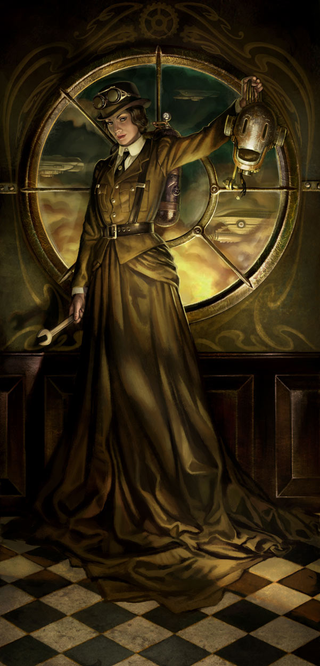 Illustration for article titled Pinup art that kicks you in the teeth
